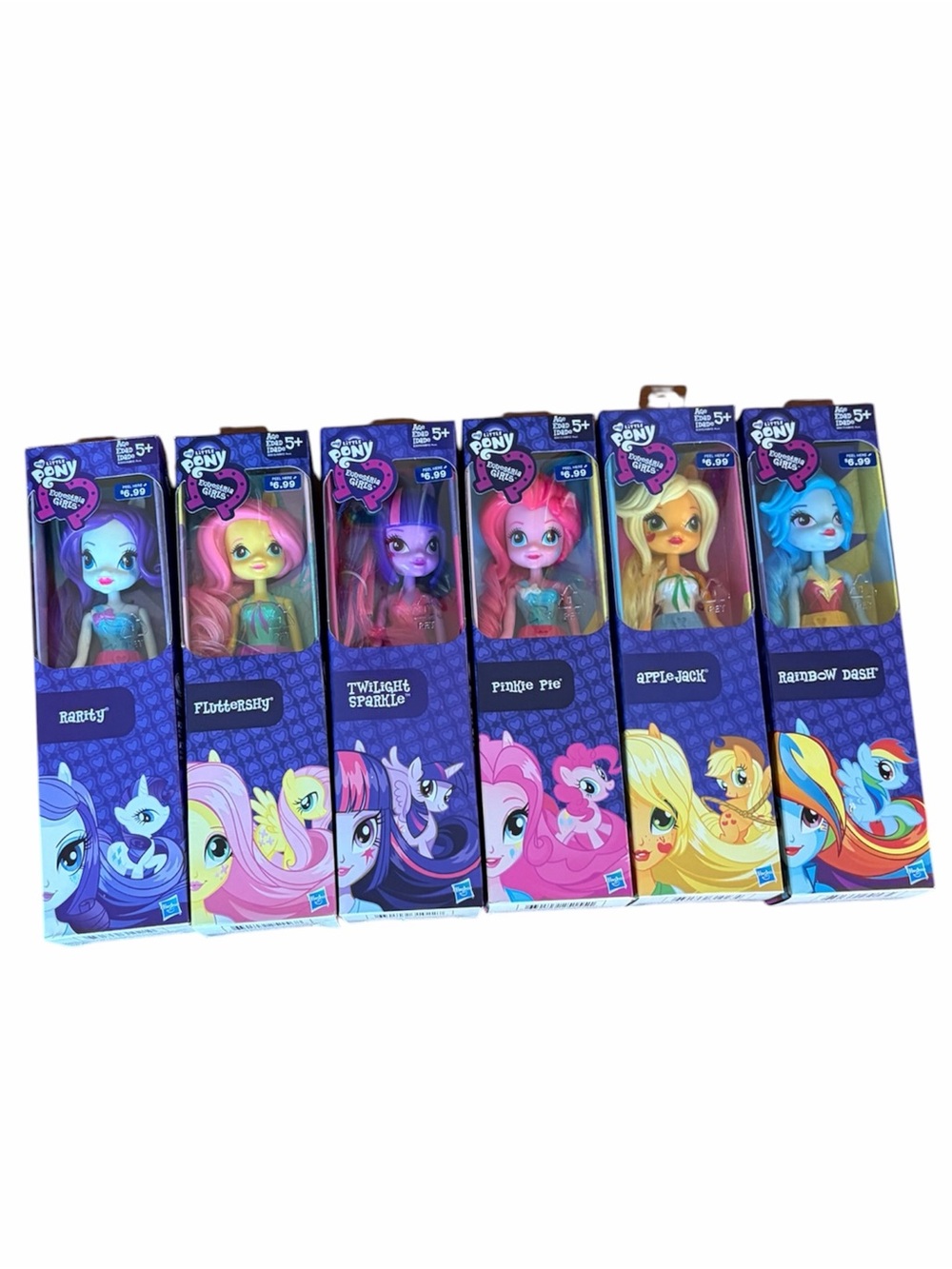 Collector’s Set: 6 New My Little Pony Equestria Girls Poseable Figures